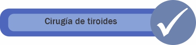 Cirugía para cáncer de tiroides